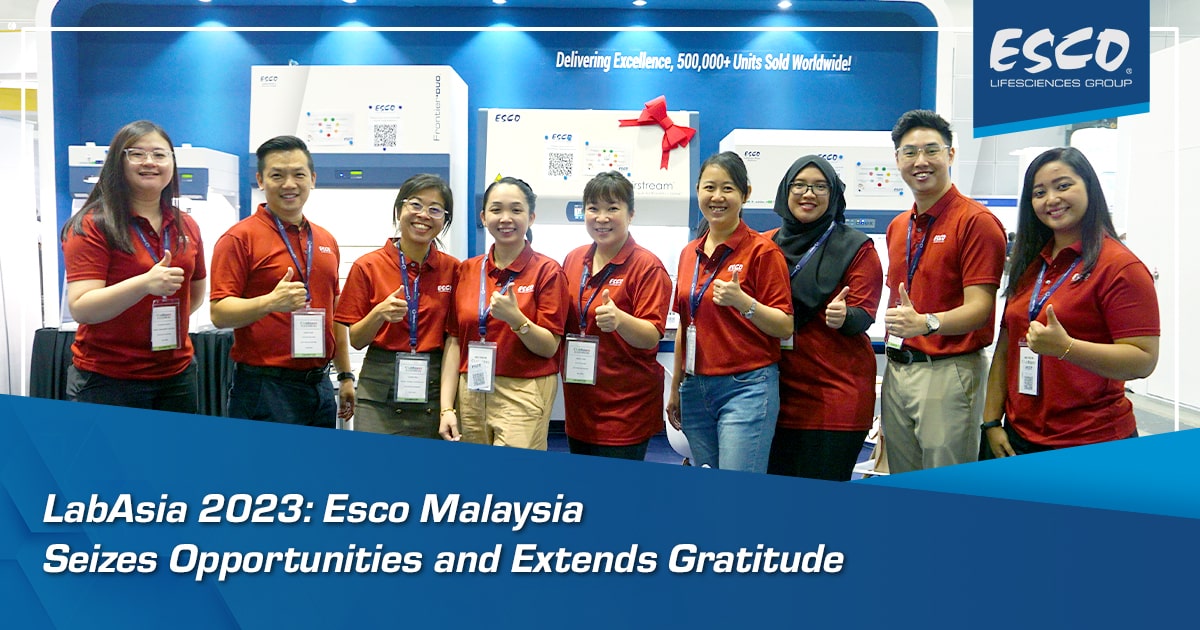 LabAsia 2023: Esco Malaysia Seizes Opportunities and Extends Gratitude 